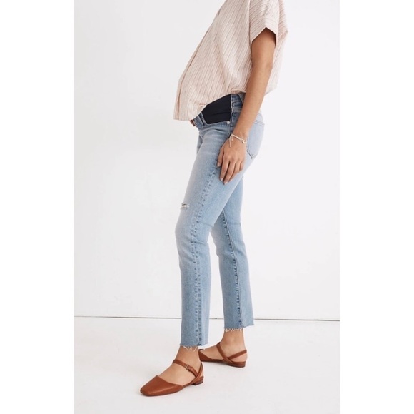 Maternity Side-Panel Perfect Vintage Jeans in Coffey Wash Size 31 - Picture 8 of 8